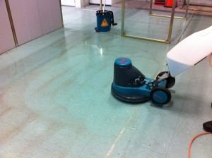 Vinyl Floor Cleaning & Stripping