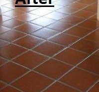 Terracotta tile cleaning and sealing (After)