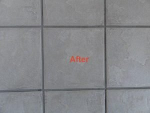 clean tiles and grout lines