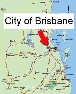 Map of Brisbane